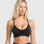 Gymshark Ruched Strappy Sports Bra light support