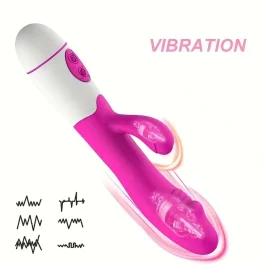 Vibrador de Silicona con forma de Conejo