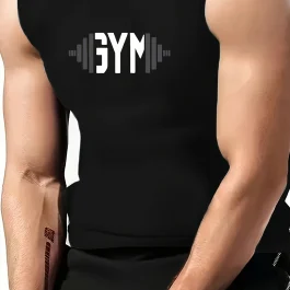 chaleco deportivo de algodón para hombre