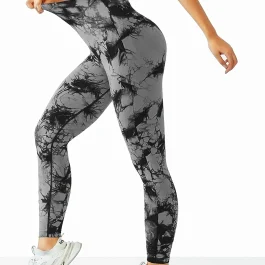 leggins deportivos de cintura alta sin costuras para mujer